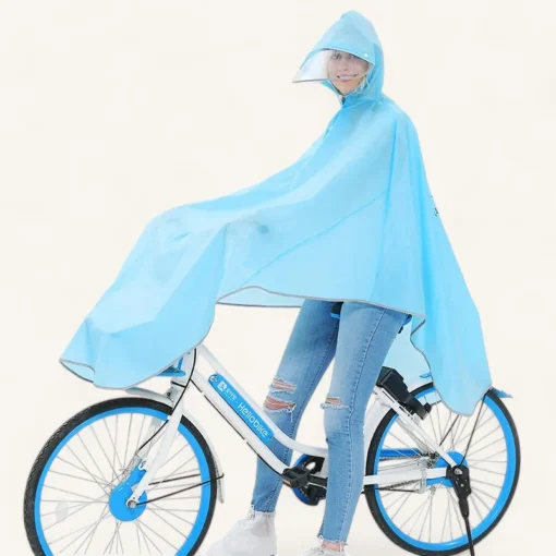 Cape de pluie pour vélo, confort et imperméabilité pour les cyclistes