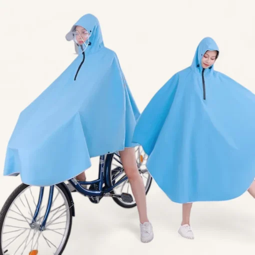 Poncho pluie femme, parfait pour la pratique du vélo