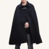 Cape Noire Elegante Pour Occasions Formelles