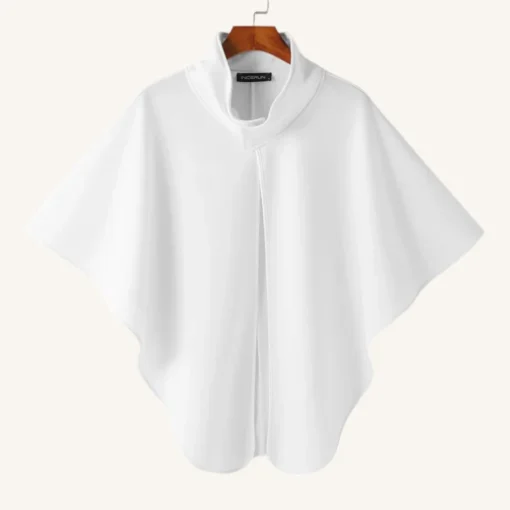 Poncho Blanc Elegant