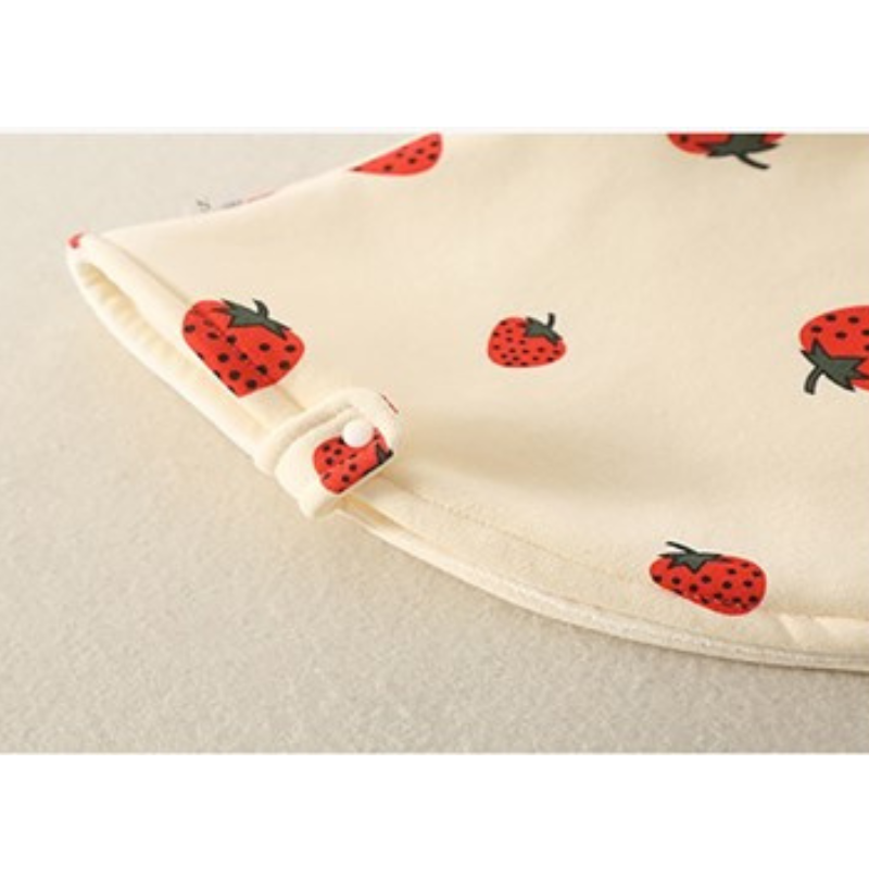 Cape Bébé Fille à Fraises