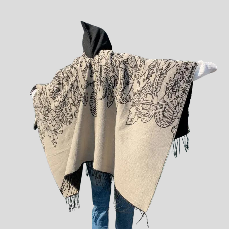 Cape Homme à Capuche Bohème