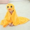 Cape de Bain Bébé Canard Jaune