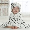 Cape de Bain Bébé Motif Dalmatien