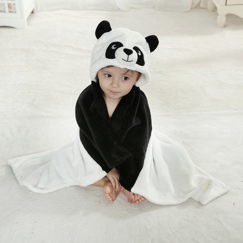 Cape de Bain Bébé Motif Panda