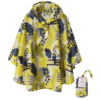Cape de Pluie Fille Jaune Nuages