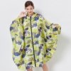 Cape de Pluie Femme Nuage Jaune et Gris