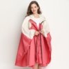 Cape de Pluie Femme Rose et Blanc