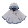 Cape Fille Grise et Bleue à Fleurs
