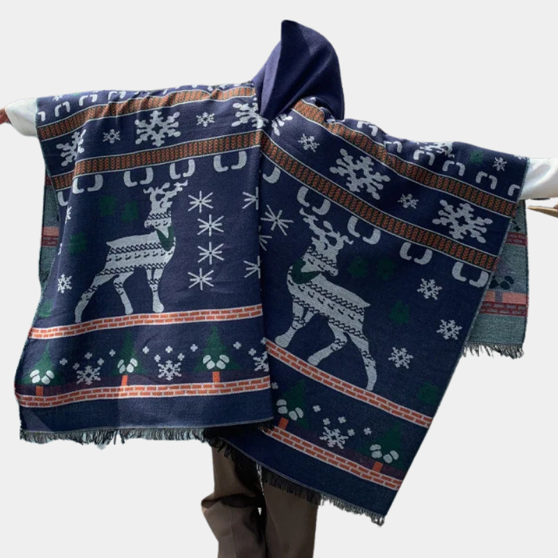 Cape Homme Hiver Motifs Rennes