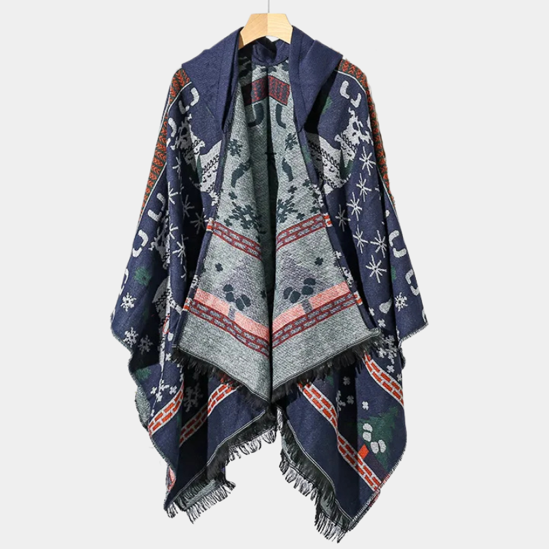 Cape Homme Hiver Motifs Rennes