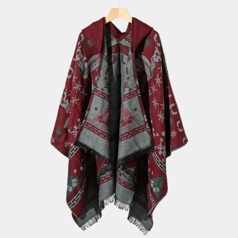Cape Homme Hiver Motifs Rennes