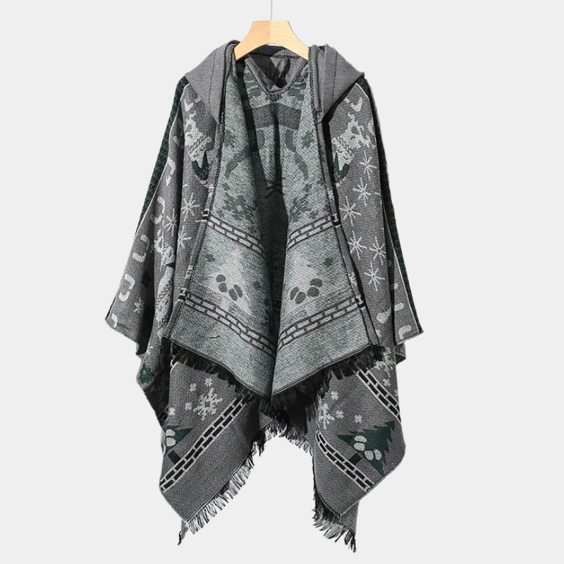 Cape Homme Hiver Motifs Rennes