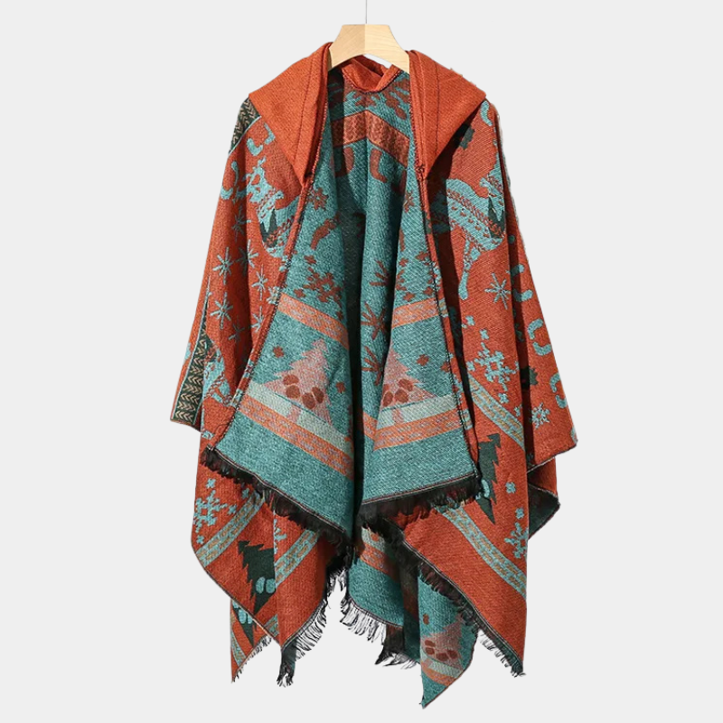 Cape Homme Hiver Motifs Rennes