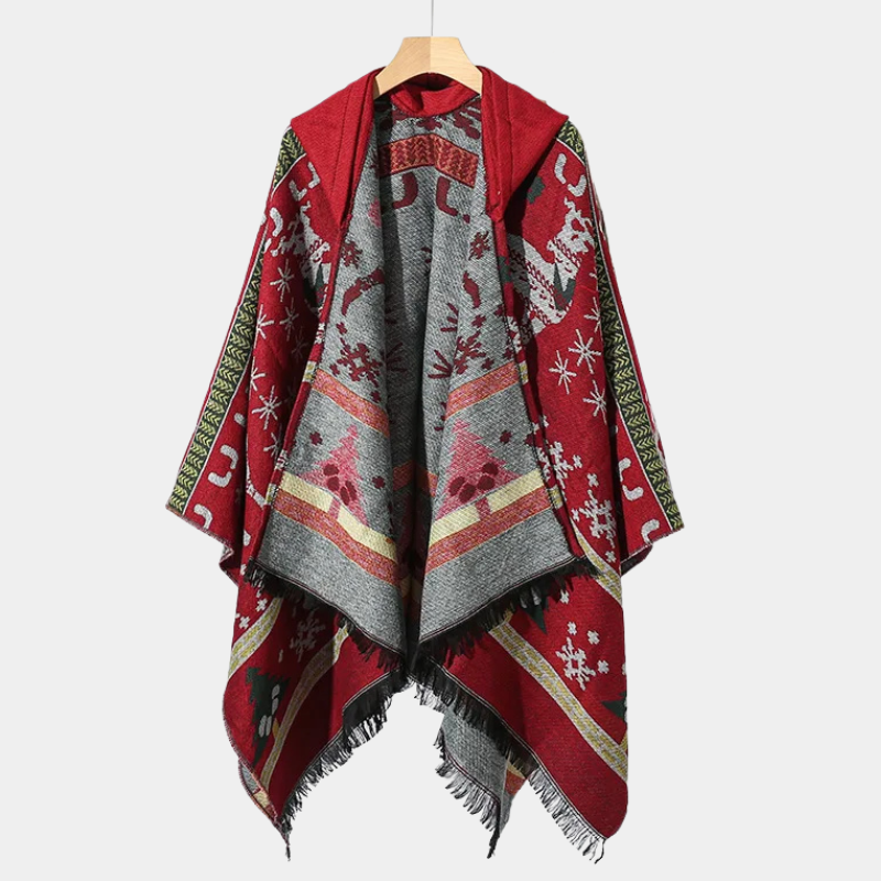 Cape Homme Hiver Motifs Rennes