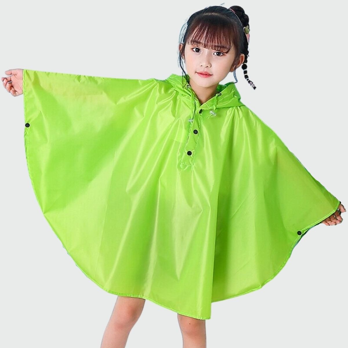 Cape de Pluie Enfant Verte