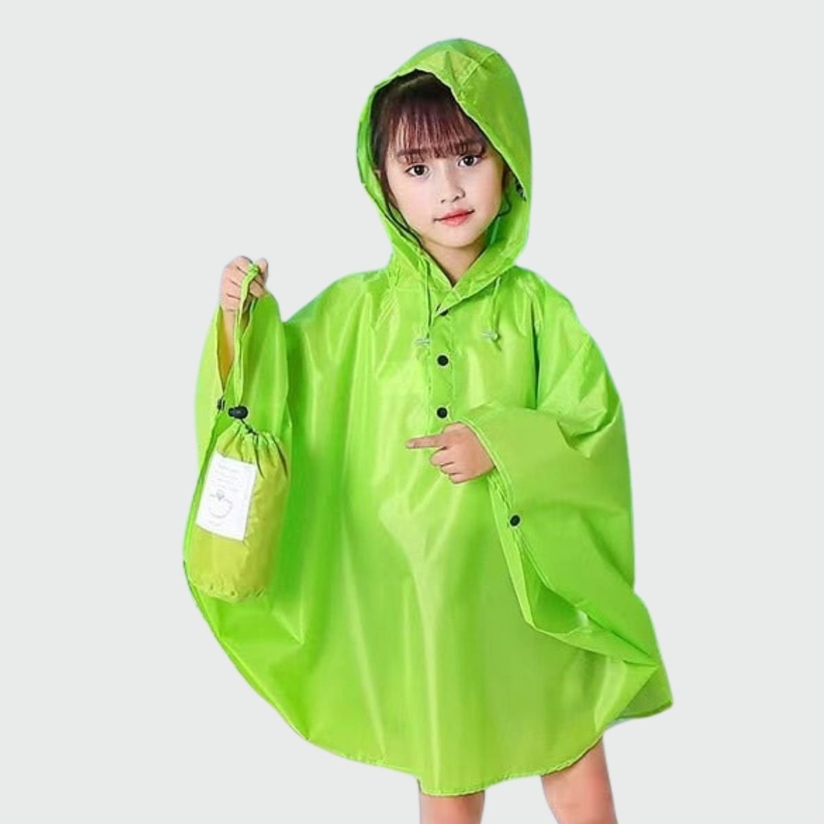 Cape de Pluie Enfant Verte