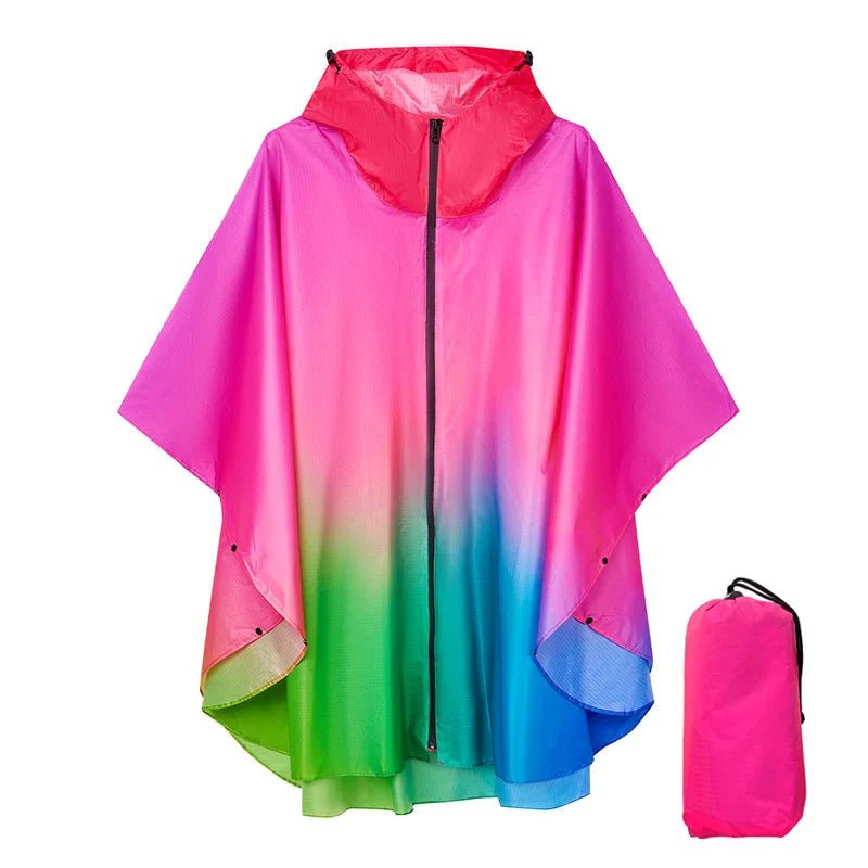 Cape de Pluie Femme Rose Dégradé