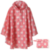 Cape de Pluie Fille Rose à Pois