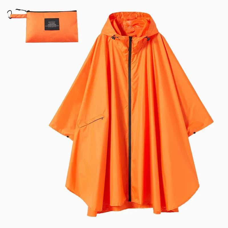 Cape de Pluie Femme Orange Vif