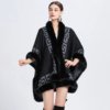 Cape Femme Hiver Motif Grec