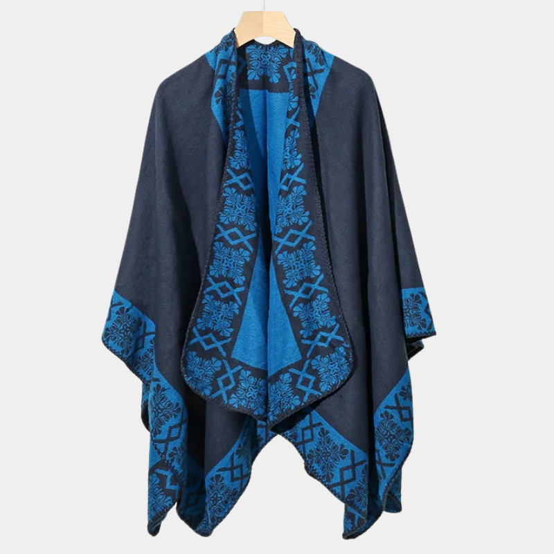 Écharpe Poncho Homme Ethnique