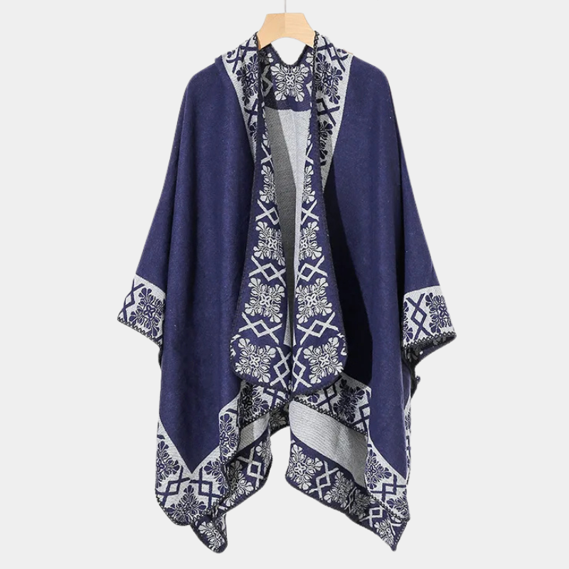 Écharpe Poncho Homme Ethnique