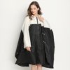 K-Way Poncho Femme Noir et Blanc