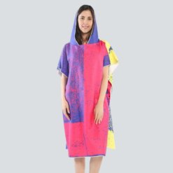 Poncho de Bain Femme Artistique