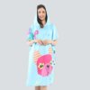 Poncho de Bain Bleu Clair à Chien