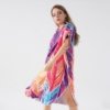 Poncho de Bain Femme Multicolore