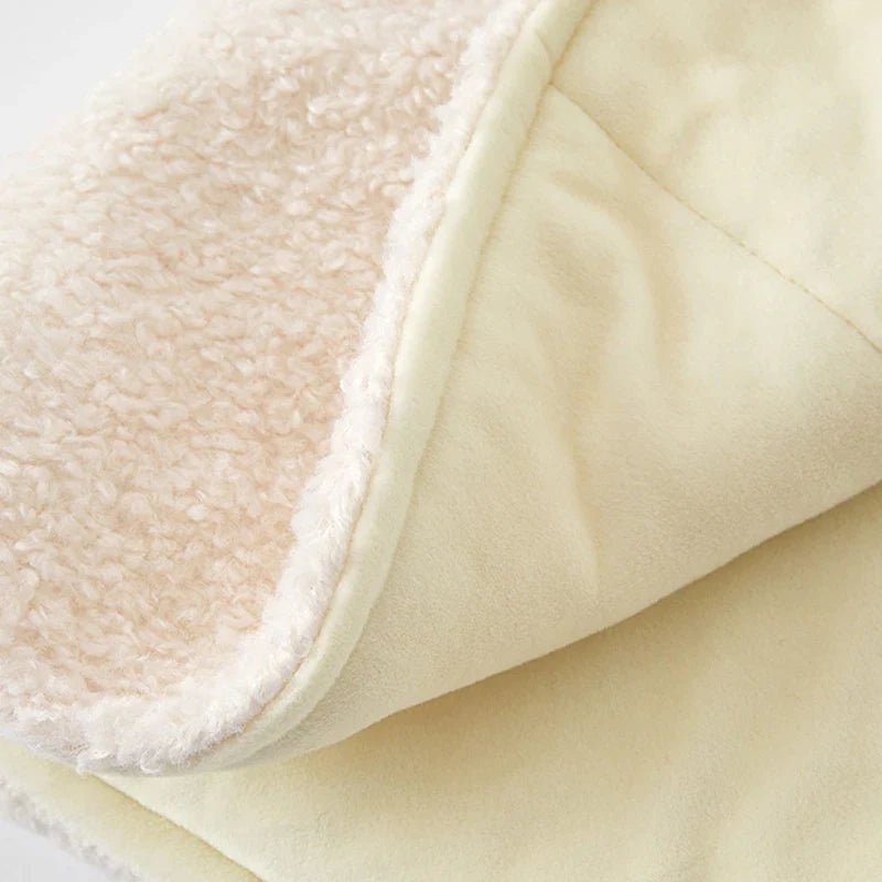 Poncho Bébé Bonhomme de Neige Festif