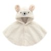 Poncho Bébé Garçon Polaire Ours