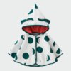 Poncho Bébé Garçon Lunes Vertes