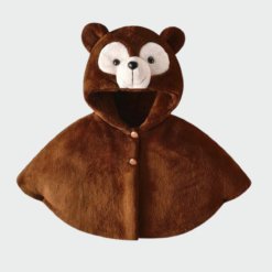 Poncho Bébé Ours Marron