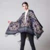 Poncho Bohème Motifs Ethniques