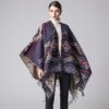 Poncho Bohème Chic Franges