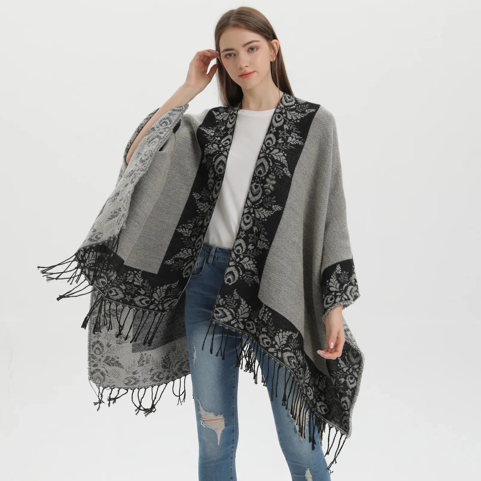 Poncho Cape Femme Bohème
