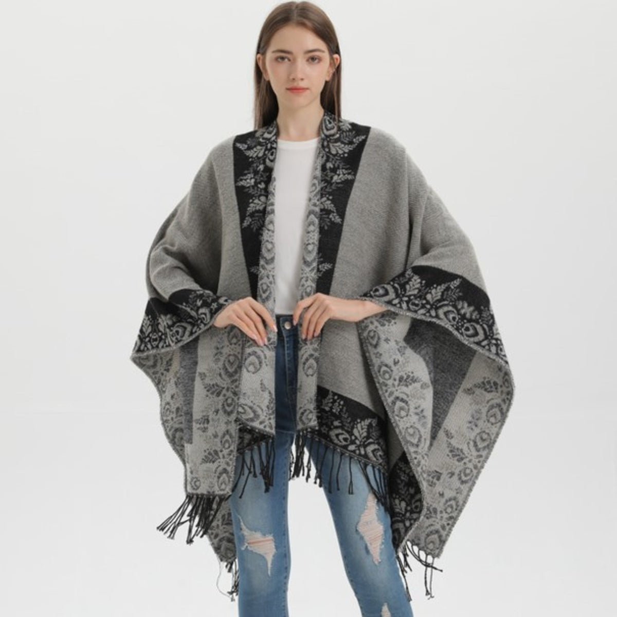 Poncho Cape Femme Bohème