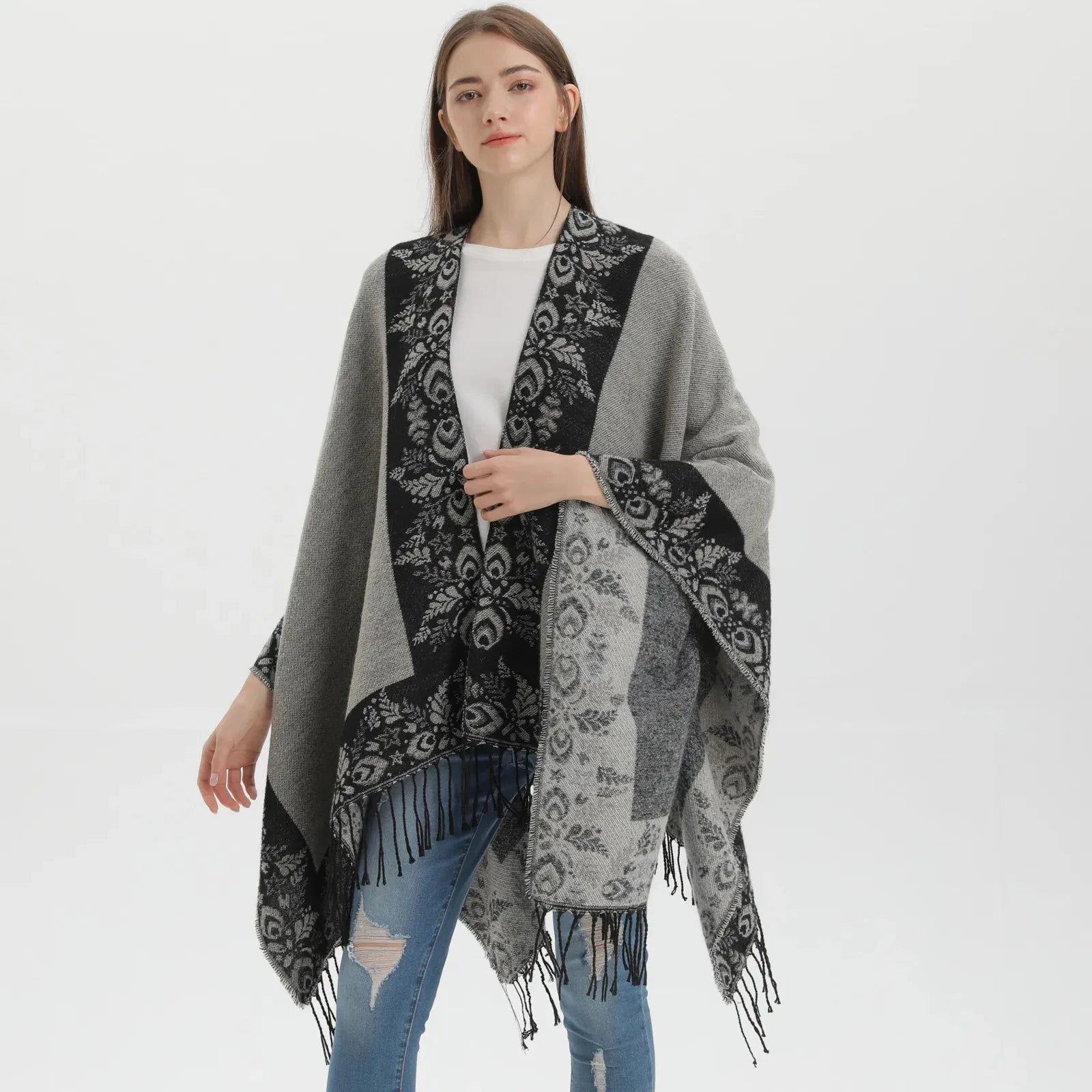Poncho Cape Femme Bohème