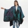 Poncho Châle Femme Motif Arbres