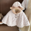 Poncho Bébé Faon Beige
