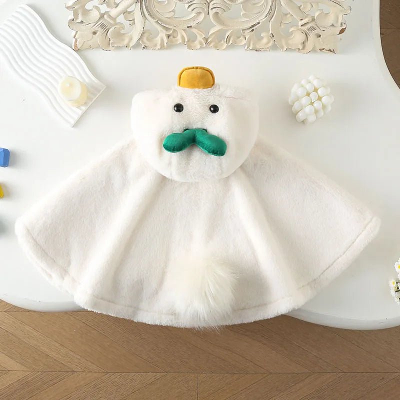 Poncho Bébé Canard Vert