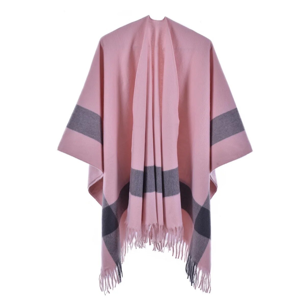 Poncho Court Femme à Franges