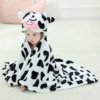 Poncho de Bain Bébé Motif Vache