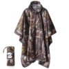 Poncho de Pluie Randonnée Camouflage Marron
