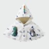 Poncho Enfant Dinosaure à Peluches