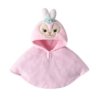 Poncho Enfant Lapin Rose