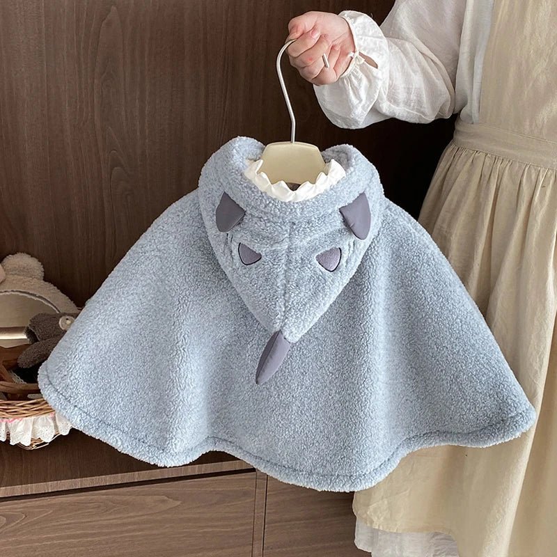 Poncho Bébé Évolutif Requin Bleu