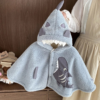 Poncho Bébé Évolutif Requin Bleu